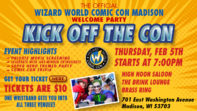 Join Dashelito's at Wiszard World Comic Con Madison "Kick Off the CON"